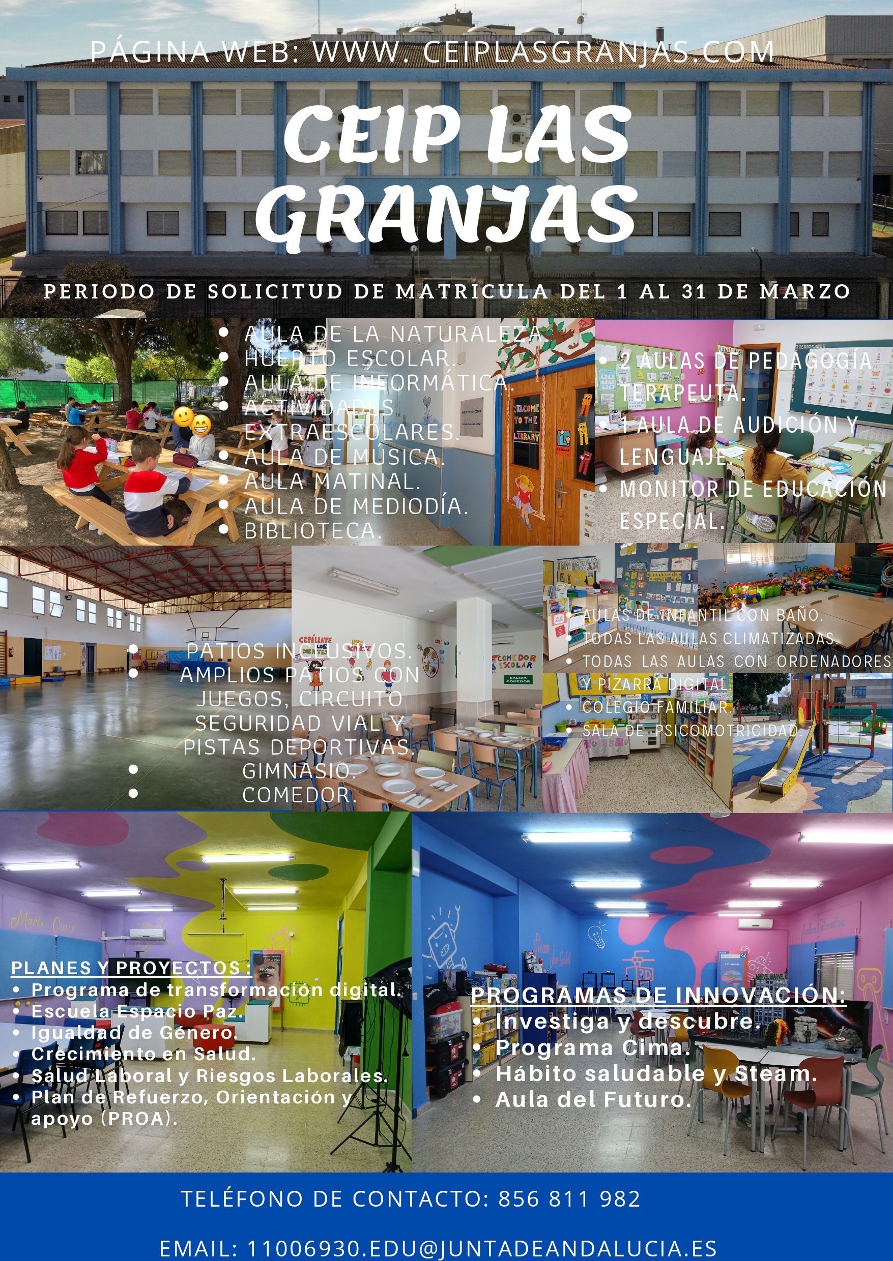 Cartel Conoce nuestro cole